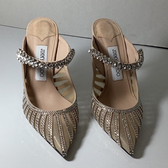 Jimmy Choo
100mm Bing crystal-embellished mules - Picture 8 of 15